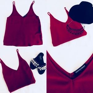 American Apparel versatile red tank top 💄